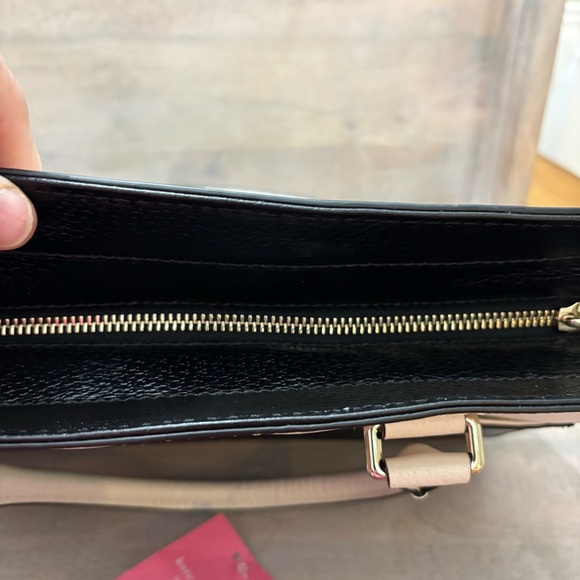 Kate Spade grove street Lana  Black and Cream Women's Bag leather nwt - Picture 7 of 14